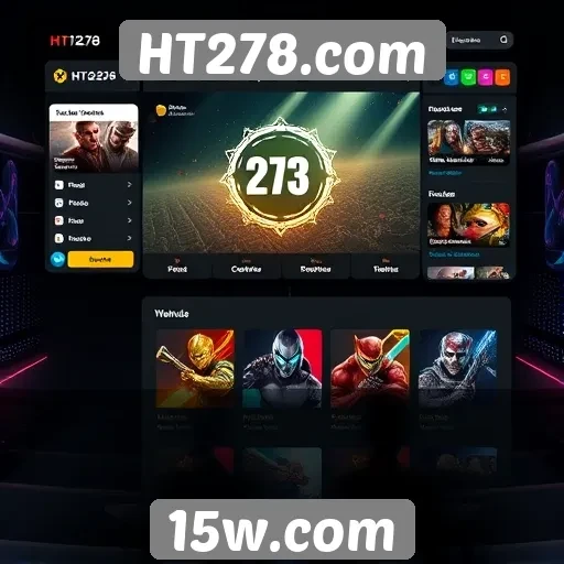 Análise da interface de usuário do HT278.com